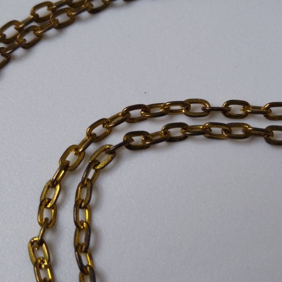 Vintage Metal Decorative Cross Necklace 23 Inches - Picture 11 of 14